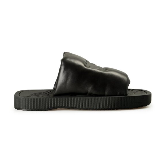 Burberry Men's "Knight Slab" 100% Leather Flip Flop Sandals Shoes US 8 EUR 41 - Picture 4 of 8